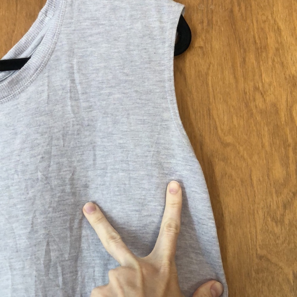 Active Life lavender stretchy sleeveless dress - Picture 6 of 6